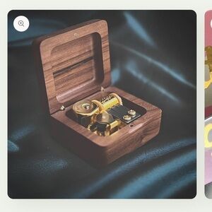 Donuma Sankyo Wooden Music Box “Bruna” “you’ll be in my heart” Phil Collin’s